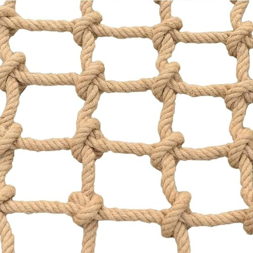 MekUk Schutz Klettergerüste Kletternetz für Kinder Outdoor Cargo Seil Leiter Netze Klettern Sicherheitsnetz Krafttraining Outdoor Dekoratives Seil Sicherheitsnetz Outdoor Balkon Zaunnetz Indoor