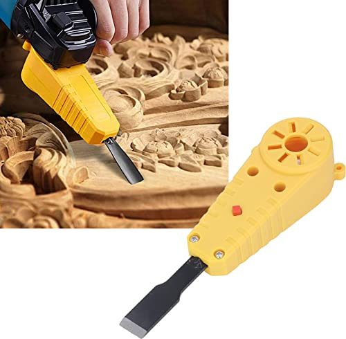 Outil de Ciseau électrique, Ensemble de Ciseaux de Sculpture sur Bois électrique, Outil de Ciseau électrique de Modification de Meuleuse D'angle pour la Sculpture de Bricolage