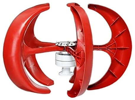 Generador de turbina eólica vertical sin ruido Generador De Turbinas De Energía Eólica 5KW12/24/48V 5 Aspas Generador Linterna Aerogeneradores Eje Vertical For Controlador De Farola para alumbrado púb
