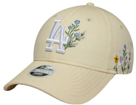 New Era 9Forty Damen Cap - FLORAL Los Angeles Dodgers beige