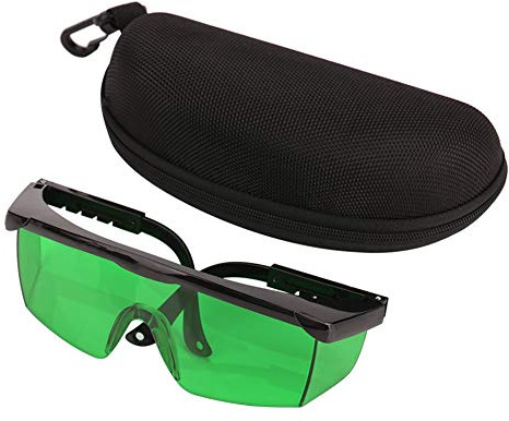 Fyearfly Laser-Nivellierbrille, Rote/Grüne Laser-Nivellierstrahl-Sichtverstärkungslinse, Größenverstellbar, Mit Box, Für Kreuzlinien-, Mehrlinien- Und Rotationslaser-Nivelliergeräte