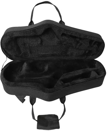 Altsaxophon-Koffer mit Schultergurt, wasserdichter Oxford-Stoff, Gigbag Rucksack für Outdoor und Reise, 63x23 cm
