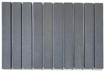 FJIXUO 1 Alfombrilla de Secado Plegable for Cocina, Absorbente, Antideslizante, for escurrir Platos y café, Accesorios para Cocinas Y Fregaderos(Dark Grey)