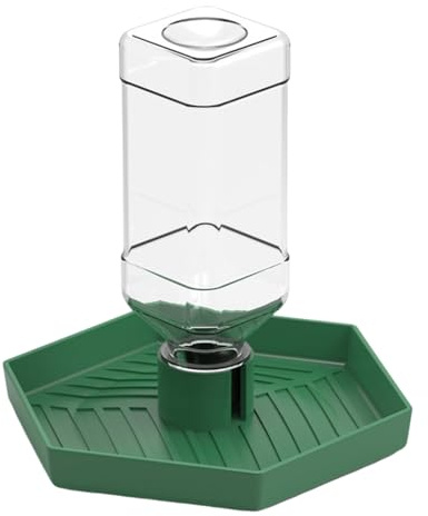 YiNLuax Cuenco extraíble de alimentación de agua y alimentos para dragones barbudos, dispensador automático para reptiles, suministro de riego