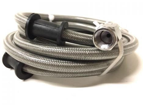 Stahlflex Bremsleitung vorne 80 cm – Universal Bremsschlauch passend für Motorrad, Roller, Moped, Quad, Mofa, Mokick