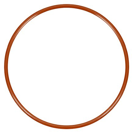 sourcing map 1 st silikon O-ring 75 mm x 70,2 mm x 2,4 mm VMQ tätningsring tätning röd DE
