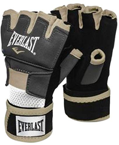 Everlast Evergel Handwraps Size: Medium/Large Grey/Gold