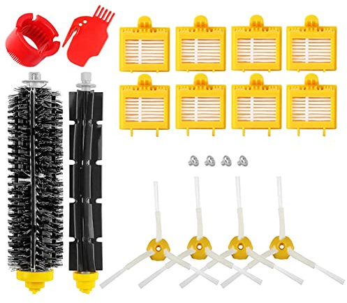 Repuesto de Accesorios Kit Compatible para Aspiradora iRobot Roomba Serie 700 720 750 760 765 770 772 772e 774 775 776 776p 780 782 782e 785 786 786p 790