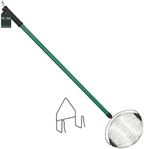 KOTARBAU® Edelstahl-Nusssammler mit Aluminiumgriff 127 cm Obstsammler Rollender