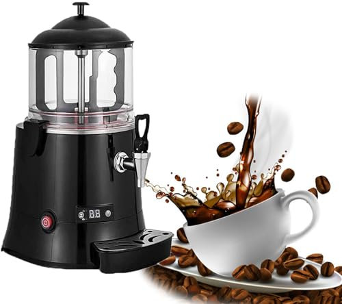 ExoticaBlend Machine à Chocolat Chaud, Distributeur Commercial de Boissons au Chocolat, Machine à Chocolat Chaud de 400 W, pour Chauffer Le Chocolat, Le Café, Le Lait,5L