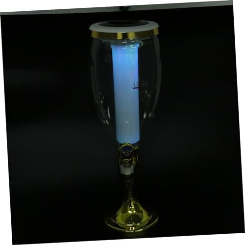 MAGICLULU Getränkespender Mit Bunten Lichtern Multifunktionale Bier Und Saftzapfanlage Für Partys Und Veranstaltungen Elegantes Design