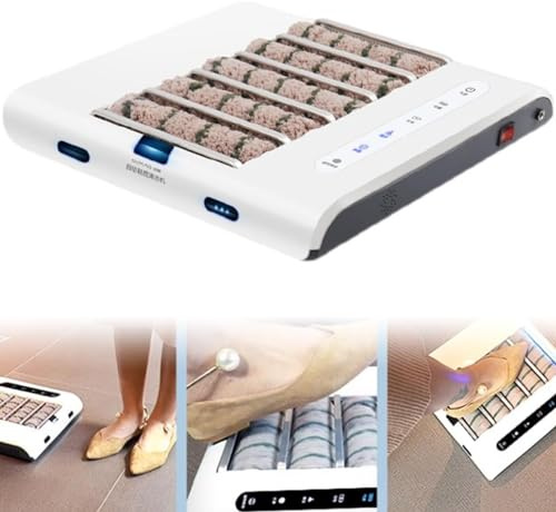 QIUFANGM Fully Automatic Sole Cleaning Machine, 260rpm Rechargeable Entrance Shoe Brush Automatic Induction Shoe Polisher Shoe Cleaner Cleaning