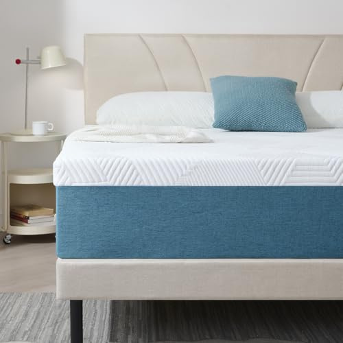 Hiimgo Double Memory Foam Mattress 135x190x25cm,Medium Firm