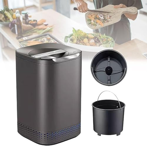 ZHJOPP Composteur pour la Maison et la Cuisine,Cycleur Automatique de déchets Alimentaires de comptoir,Cycleur Alimentaire de comptoir d'intérieur Durable avec Filtre à Charbon Actif