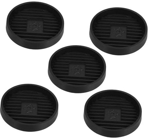 GANAZONO 5 pièces Lot de Coupelles pour Pot de Fleur Rondes Plateau de Récupération Eau Épais pour Plantes Intérieur Plateau de Soucoupe et Résistant pour Cache-Pots sur Rebords de Fenêtre