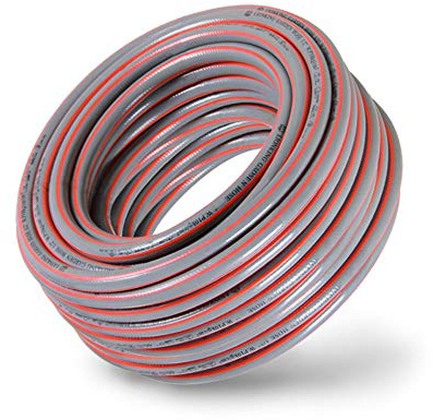 LYY Tubo da Giardino da 1 Pollice di Diametro, Tubo in Gomma antigelo, Design Anti-Kink, Resistenza al Calore e all'abrasione, 3 Strati di Parete del Tubo (5-50m),5m