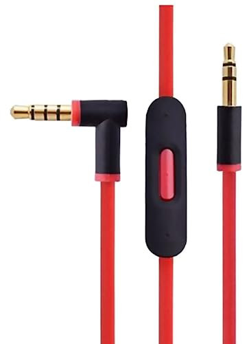 Tekman Cavo audio di ricambio, per microfono, per cuffie Beats Monster Dr Dre Solo, Solo HD, Studio, Mixr, Detox ePro
