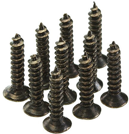 RanDal M2 6-10Mm Bronze Self-Tapping Phillips Schrauben Tone Flat Head Round Rivet Wood Schrauben - 10Mm