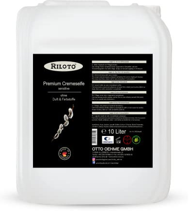 Lorito Cremeseife Handseife flüssig 10 L - Flüssigseife Nachfüllpack für Seifenspender, Schonende Handreinigung, Auch für Allergiker geeignet