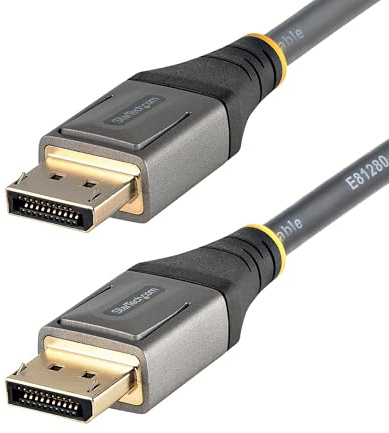 StarTech.com 5 m VESA-Certifierad DisplayPort 1.4-Kabel - 8K 60Hz HDR10 - Ultra HD 4K 120Hz Video - För Skärmar - DP Till DP - M/M (DP14VMM5M)