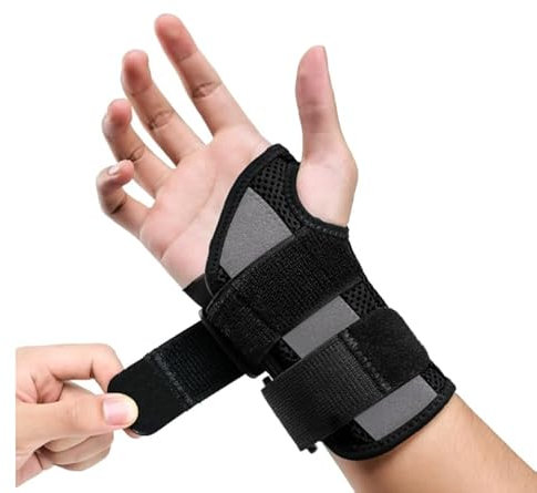 ABYON Handgelenk Bandagen, Karpaltunnel-Handgelenkstütze mit Metallschienenstabilisator für Frauen Männer Linke oder Rechte Hand Tendinitis, Karpaltunnelsyndrom, Verstauchungserholung