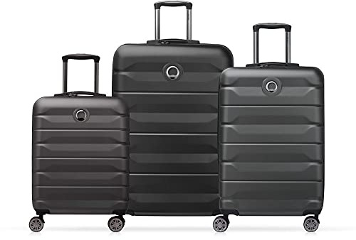 DELSEY Paris - AIR Armour - 77cm x 50cm x 30cm - Set - Schwartz