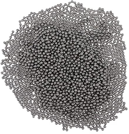 misppro 450 g gioielli lucidatura lucidatura Tumbling media Shot acciaio Tumbler Beads - forma rotonda a sfera 5 mm