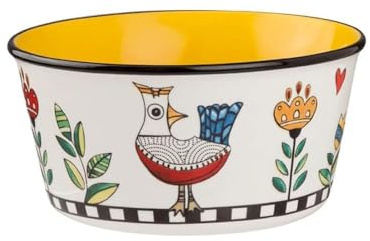 Egan Bowl Collezione Cocoricò. Oggetto Realizzato in Porcellana di Colore Giallo. La referenza è 228018.