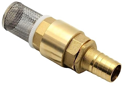 FUBESK Clapet anti-retour en laiton - Valve anti-retour - Valve d'aspiration - Raccord de tuyau de 19 à 25 mm