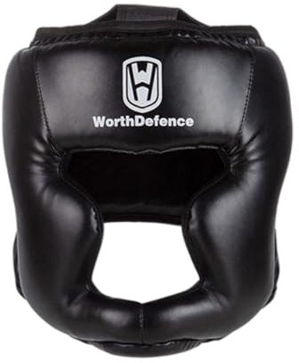 Chaoyilian Boxen Kopfschutz Erwachsene,Boxen Kopfschutz Herren,Kopfschutz FüR Das Training,Kopfschutz Boxen,Verstellbare KopfausrüStung,Effektive StoßDäMpfung,Muay Thai Kopfschutz,Sparring,Kampfkunst