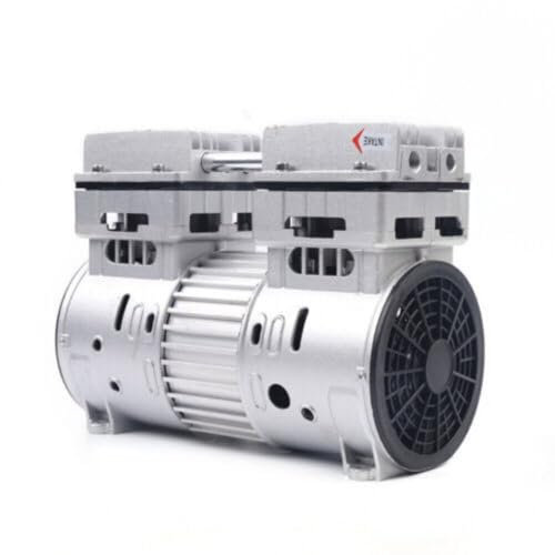 Konfiur Compresor de aire sin aceite de 750 W, 145 l/min 69 db, compresor silencioso, 8 bar, 1400 rpm, compresor de aire comprimido para compresores médicos, compresores de refrigeración