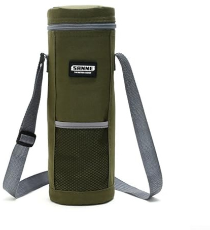 Keep Your Drinks Cold or Hot with this Insulated Water Bottle Cooler Bag (2L green)