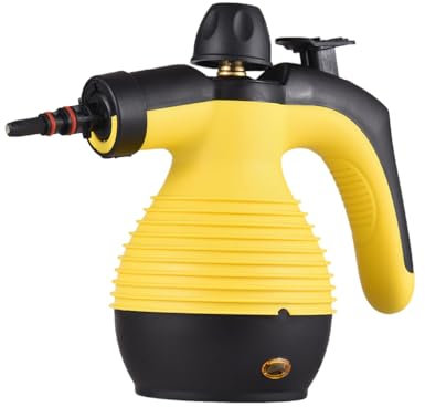 Zymoplas Máquina de limpieza a vapor ajustable - Limpiadores de vapor portátiles multipropósito ABS portátiles y multifuncionales Limpieza profunda