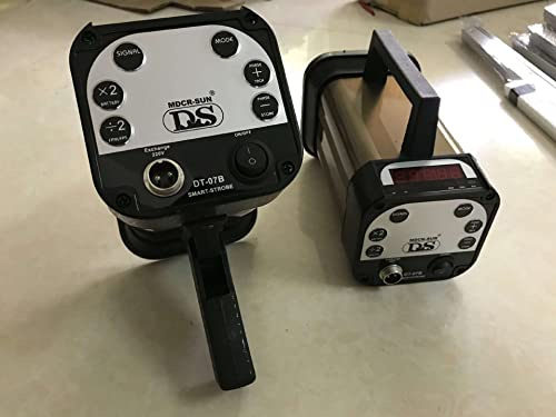 Stroboscope, DT-07B Stroboscope numérique stroboscope rechargeable stroboscope pistolet portable non contact analyseur de vitesse rotationnelle stroboscope immobile stroboscope
