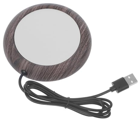 UKCOCO Chauffe-Tasse USB Électrique Portable Plaque Chauffante Compacte Niveaux Maintien de Température pour Café Thé et Boissons Chaudes Compatible avec Gobelets Variés