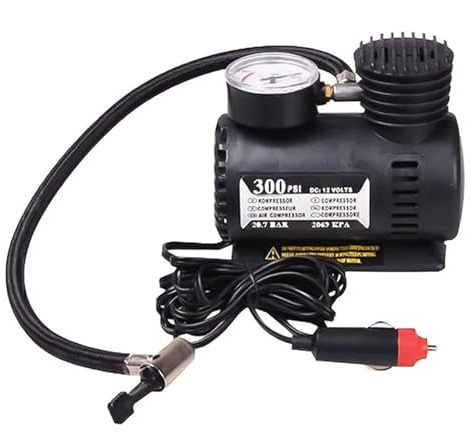 YFDGD Pompa di Aria Elettrica for Gonfiaggio Auto 300 PSI DC12V Compressore Accenditore Uso Portatile for Moto for Bicicletta Strumento Riparazione Automatica Rapido Sforzo