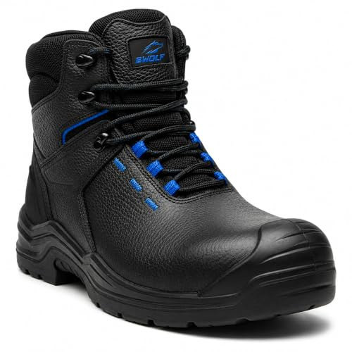 BWOLF PANZER HI S7S Scarpe antinfortunistiche impermeabili S7S | Puntale composito, protezione anti-perforazione in Kevlar, suola in poliuretano antiscivolo