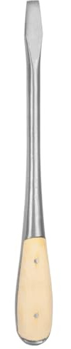 QUARKZMAN Tournevis Plat SL10 12 En Acier Au Carbone Avec Manche En Bois Pour Serrage, Ciselage Et Desserrement