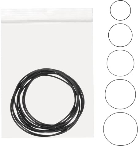 QUARKZMAN 1 Kit De Joints Toriques pour Montre De Remplacement 0.8mm Étanche Élastique en Caoutchouc Joint Torique Joint Arrière Outils De Réparation pour Réparation De Montre