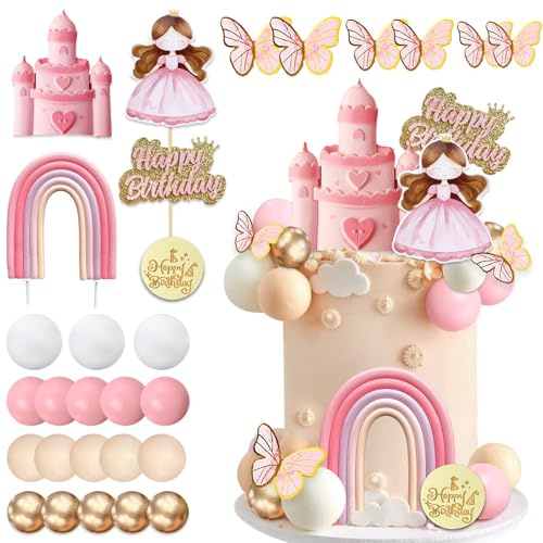 CharmeFleur cake topper (Multicolor, Princess)