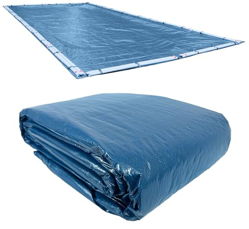 Pool Mate 351224RPM Heavy-Duty Winter Cover for In-Ground Swimming Pool, 12' x 24'