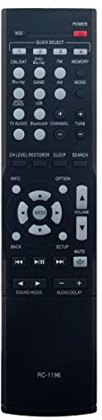 RC-1196 Ersatz Fernbedienung - VINABTY RC 1196 Fernbedienung für DENON Denon RC1196 AV Receiver Remote Controller