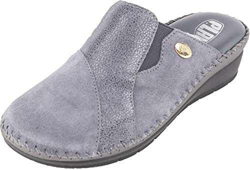 Plantas Pantoufle à chardan avec semelle douce, gris, gris, 40 EU