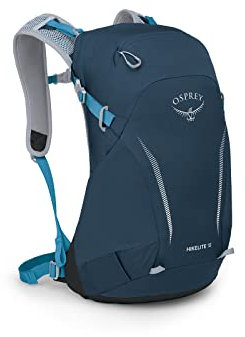 Osprey Hikelite Unisex Backpack, 18L, Atlas Blue, O/S