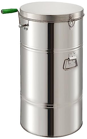 ZOHIKO Extracteur de Miel 2 3 4 Cadre Manuel électrique en Acier Inoxydable en nid d'abeille, manivelle, centrifugeuse à Miel, équipement d'apiculture (Couleur : Cadre Manuel 2)