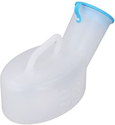 Tragbare Urinflasche für Patienten, Urinal, Auslaufsicher, Lange Lebensdauer für das Krankenhaus für Frauen (800 ml männlich)