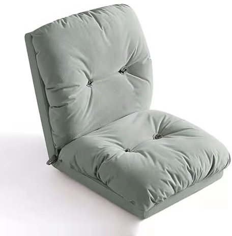 Sohodoo Bodensofa, Sitzsack, Bett, Schwammfüllung, extra Dicke Bodencouch, Faltbare Matratze, inklusive abnehmbarem, waschbarem Bezug for Schlafzimmer und Wohnzimmer (Color : Green, Size : S)