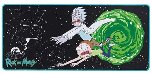Subsonic Rick et Morty - Tapis de souris XXL 90 cm x 40 cm - Cadeau Tapis de bureau gaming Rick et Morty sous licence officielle