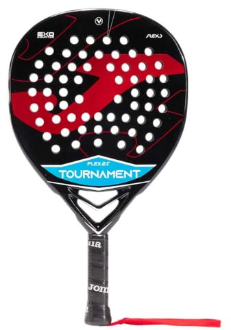 Joma Pádel Pala Tournament Flex, Negro Rojo