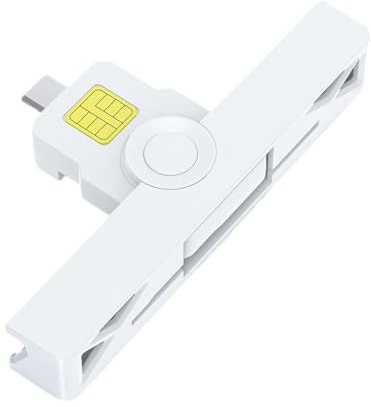 Lector CAC | Lector de tarjetas de crédito USB C | Lector de tarjetas de crédito portátil, tarjeta con chip CAC para banco IC, salud, identificación gubernamental, identificación, tarjeta de crédito